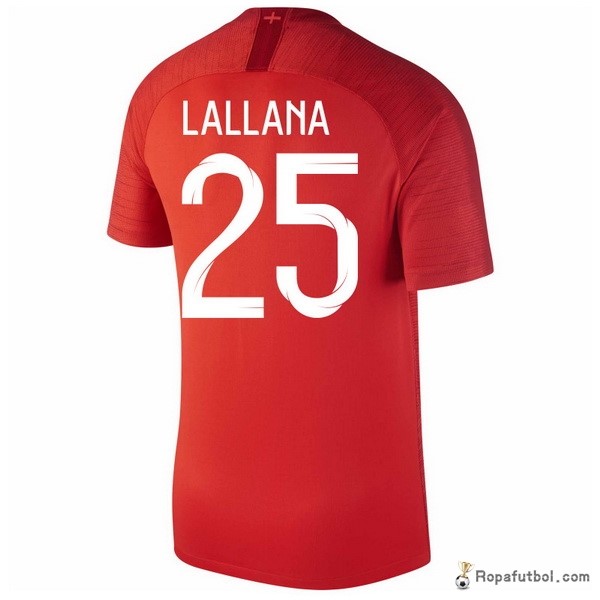 Camiseta Inglaterra Replica Segunda Ropa Lallana 2018 Rojo